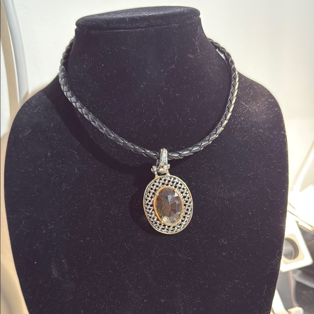 Elegant Park Lane Silver Pendant Necklace